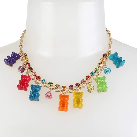 Betsey Johnson Jewelry - Betsey Johnson Gummy Bear Frontal Charm Necklace